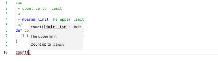 Signature help